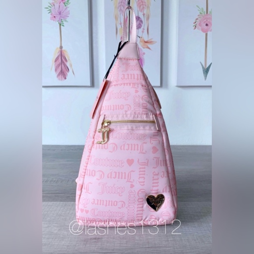 JUICY COUTURE Bag Material Girl Sling Backpack - Pink